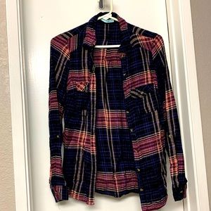 Cute over sized flannel